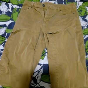 American Eagle Tan Khakis Original Boot 32 x 30